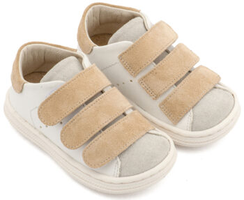 Βαπτιστικό Παπούτσι BABYWALKER - BS3096-WHITE-BEIGE