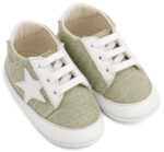 Βαπτιστικό Παπούτσι Αγκαλιάς BABYWALKER - MI1135-LIGHT GREEN-WHITE