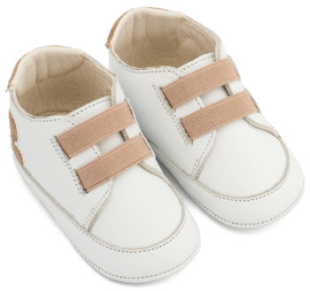 Βαπτιστικό Παπούτσι Αγκαλιάς BABYWALKER - MI1137-WHITE-BEIGE