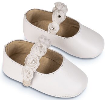 Βαπτιστικό Παπούτσι Αγκαλιάς BABYWALKER-MI1638-WHITE
