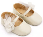 Βαπτιστικό Παπούτσι Αγκαλιάς BABYWALKER MI1664-IVORY