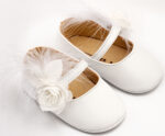 Βαπτιστικό Παπούτσι Αγκαλιάς BABYWALKER MI1664-WHITE